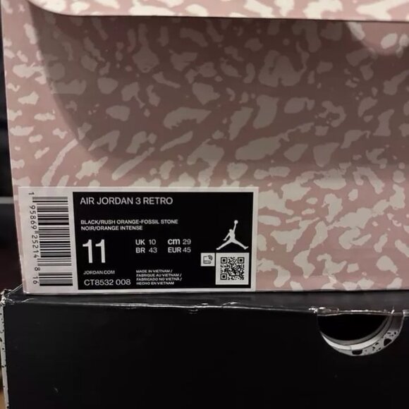 Size 11 - Jordan 3 Retro Mid Desert Elephant - Picture 4 of 4